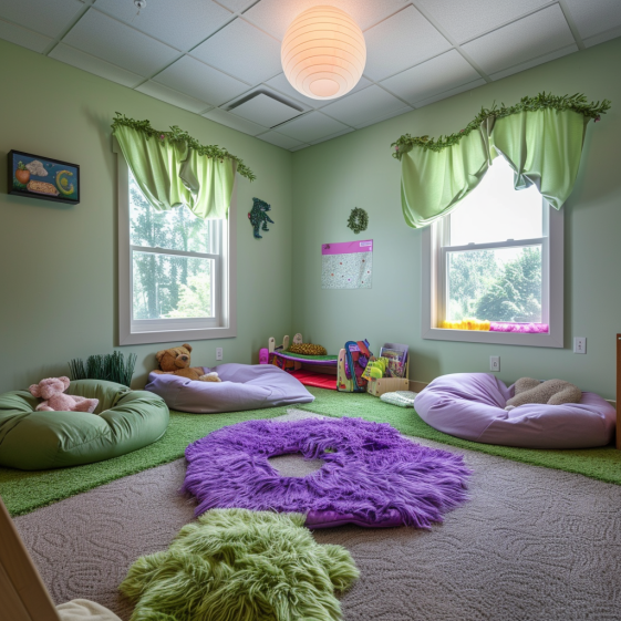 Sensory Safe Space for Managing overwhelm and aggression in autistic children