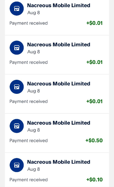 Mafia Blast Payment Proofs