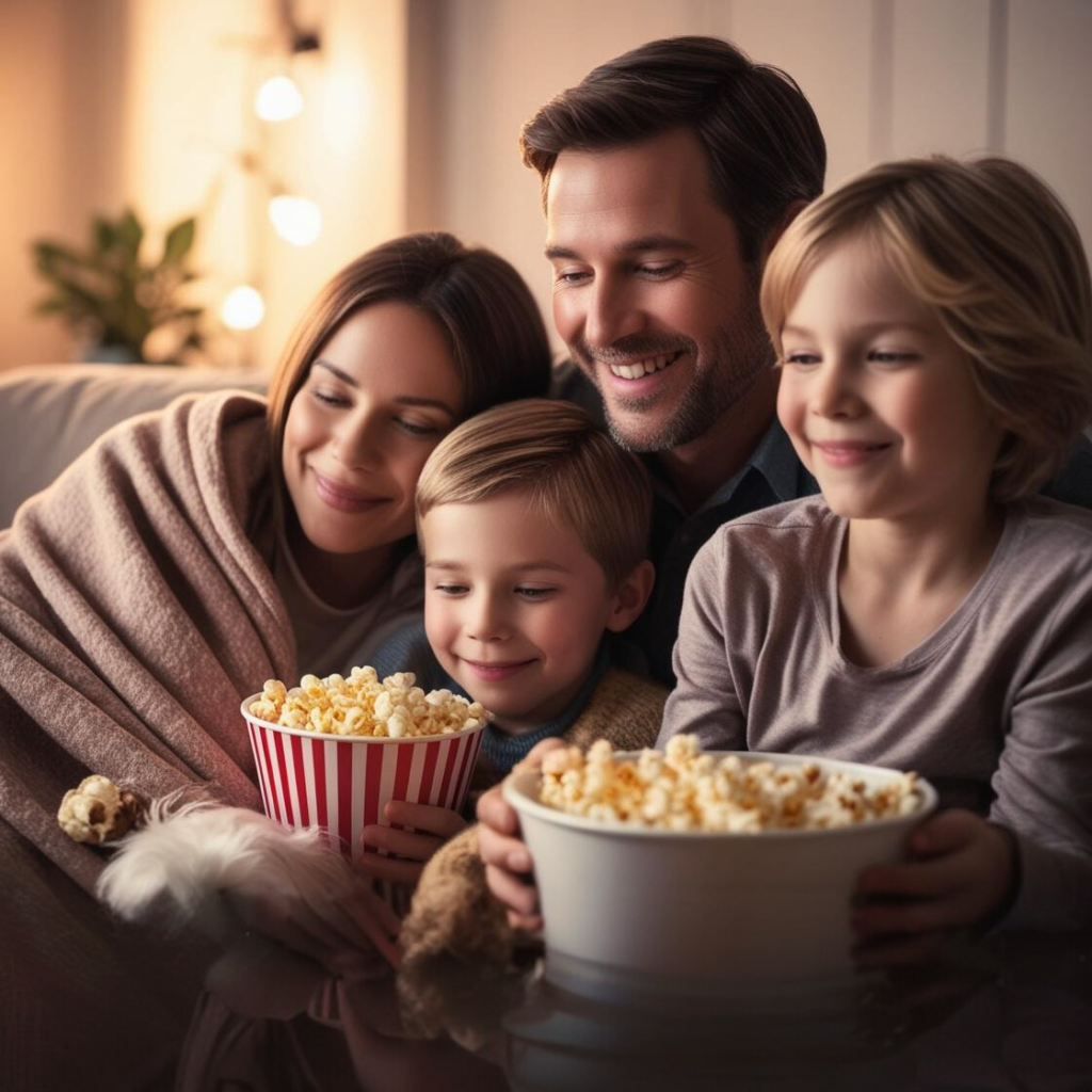Watching Movies with Family can be fun for all ages 