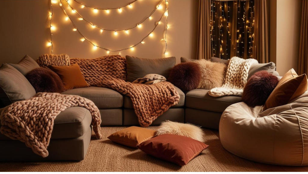cozy family movie night