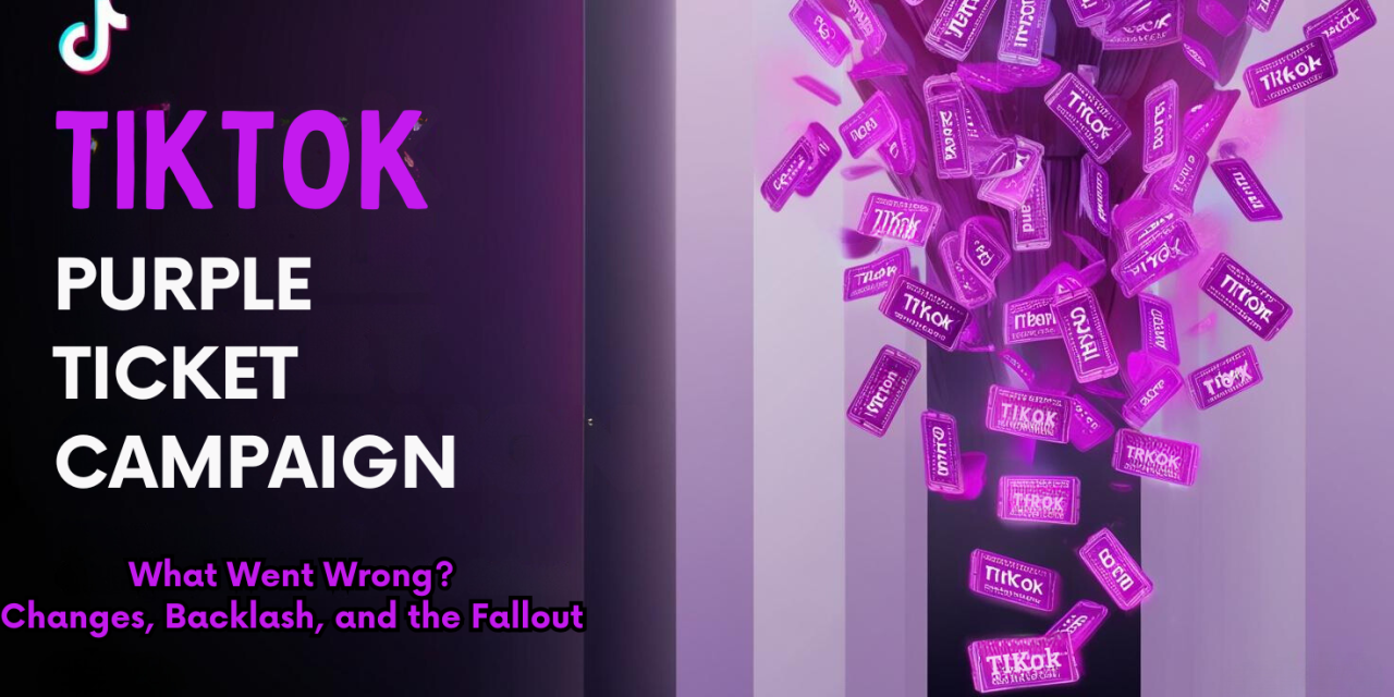 TikTok Changes Purple Ticket Campaign Rules, Sparking User Outrage