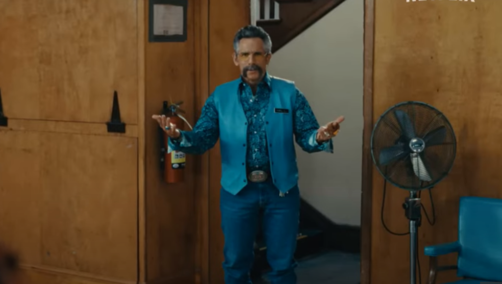 Ben Stiller in the Happy Gilmore 2 Movie 