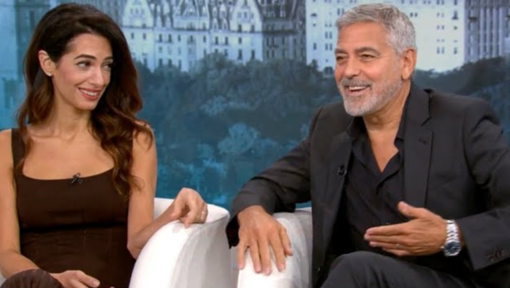 George Clooney and Wife 