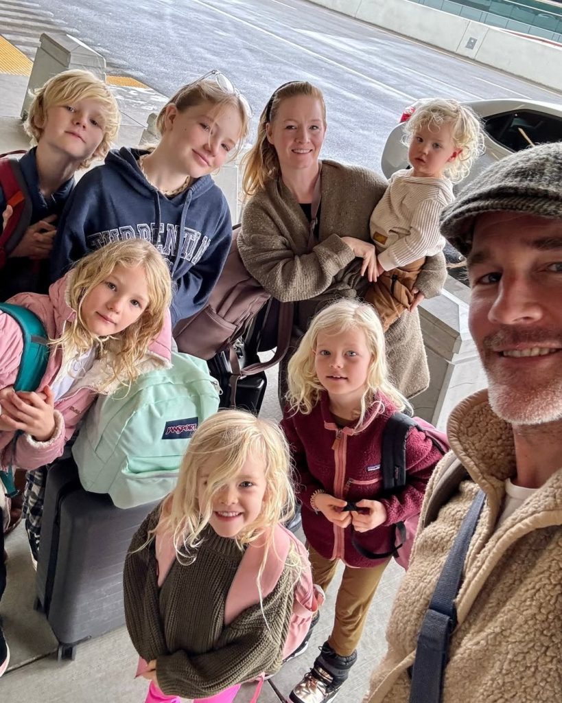 James Vanderbeek With Family 