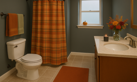 Easy Fall Bathroom Makeover: Cozy Autumn Touches with a Halloween Twist