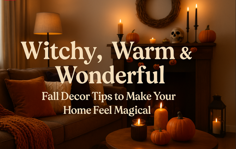 Witchy, Warm & Wonderful: Fall Decor Tips to Make Your Home Feel Magical
